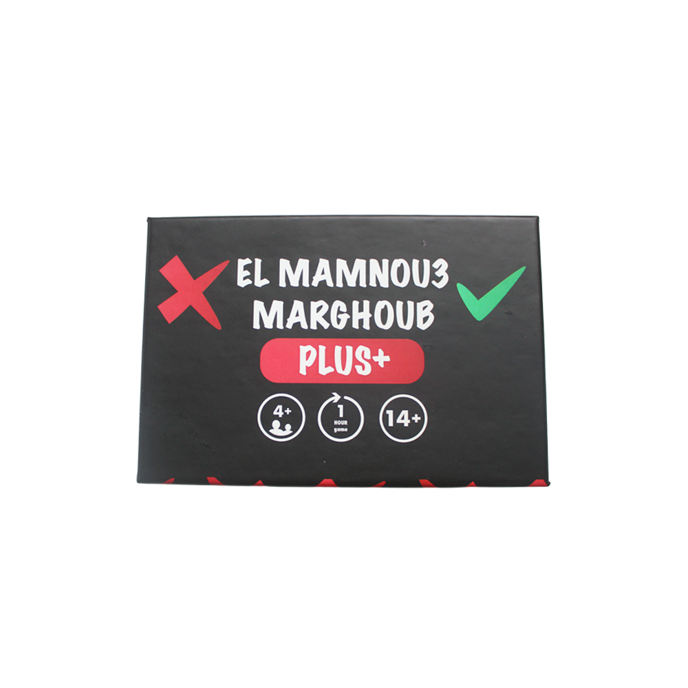 El Mamnou3 Marghoub card game