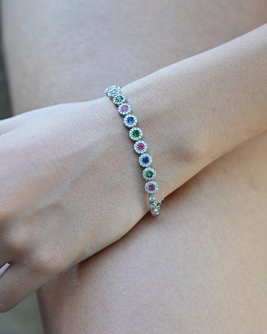 Garden Bloom Tennis Bracelet