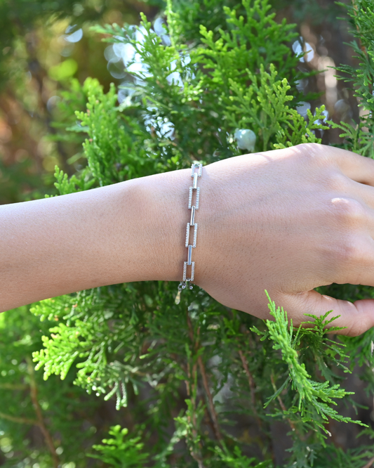 Geometric Link Bracelet