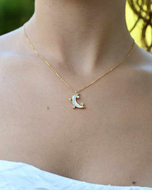 Moon & Stars Necklace