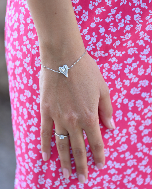 Open Heart Bracelet