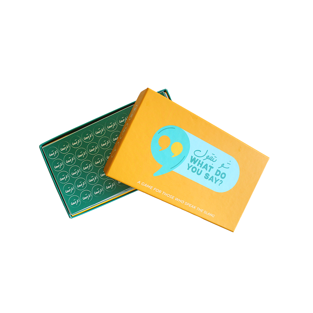 What do you say? card game
