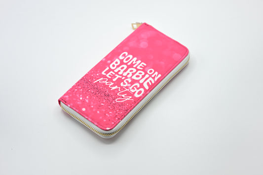 Pink Barbie Party Wallet – Come On Barbie Let’s Go Party