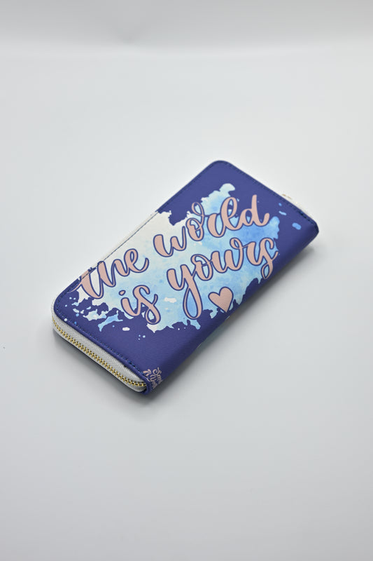 The World is Yours – Inspirational Travel Wallet