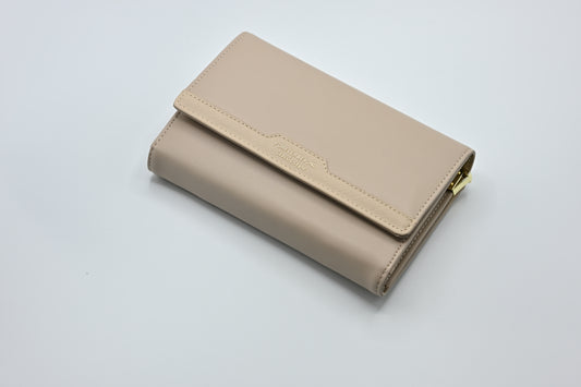 Forever Beyond Classic Style – Beige Flap Wallet